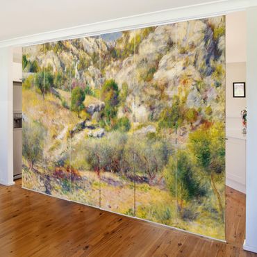 Schiebegardinen Set - Auguste Renoir - Felsen bei Estaque - 6 Flächenvorhänge