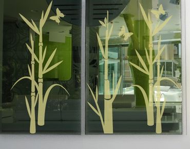 Fensterfolie - Fenstertattoo No.75 Bambus - Milchglasfolie