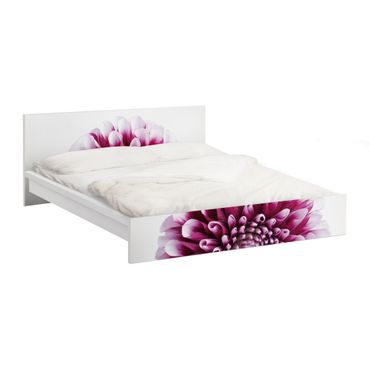 Möbelfolie für IKEA Malm Bett niedrig 160x200cm - Klebefolie Aster