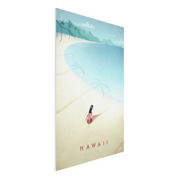 Forex Fine Art Print - Reiseposter - Hawaii - Hochformat 3:2