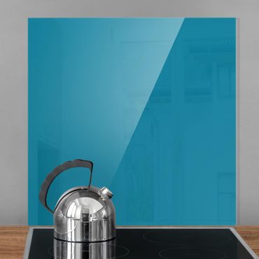 Glas Spritzschutz - Petrol - Quadrat - 1:1