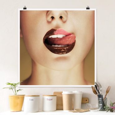 Poster - Chocolate - Quadrat 1:1