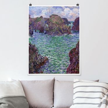 Poster - Claude Monet - Port Goulphar - Hochformat 3:4