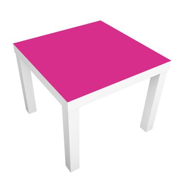 Möbelfolie für IKEA Lack - Klebefolie Colour Pink