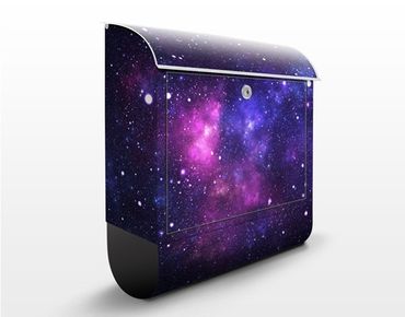 Wandbriefkasten - Galaxie - Briefkasten Schwarz