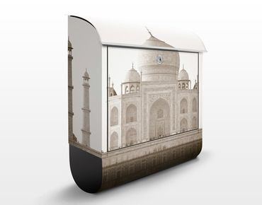 Briefkasten mit Zeitungsfach - Taj Mahal - Wandbriefkasten