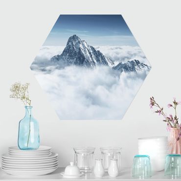 Hexagon Bild Forex - Die Alpen über den Wolken