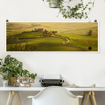 Poster - Chianti Toskana - Panorama Querformat