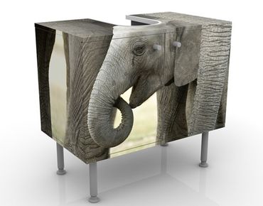 Waschbeckenunterschrank - Elefantenliebe - Badschrank