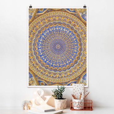 Poster - Dome of the Mosque - Hochformat 3:4