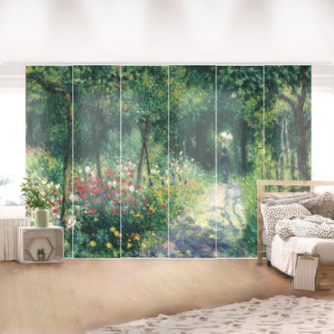 Schiebegardinen Set - Auguste Renoir - Frauen im Garten - 6 Flächenvorhänge