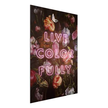 Aluminium Print - Jonas Loose - Live Color Fully - Hochformat 4:3