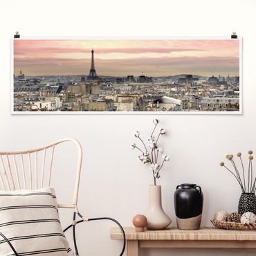 Poster - Paris hautnah - Panorama Querformat