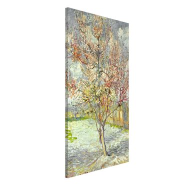 Magnettafel - Vincent van Gogh - Blühende Pfirsichbäume - Memoboard Hochformat 4:3