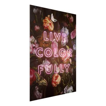 Forex Fine Art Print - Jonas Loose - Live Color Fully - Hochformat 4:3