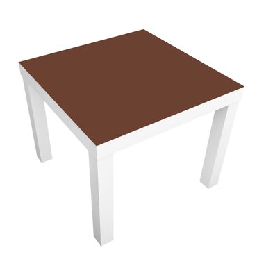 Möbelfolie für IKEA Lack - Klebefolie Colour Chocolate
