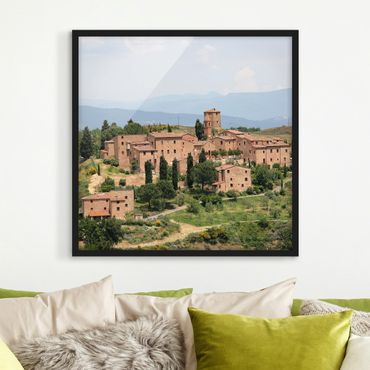 Bild mit Rahmen - Charming Tuscany - Quadrat 1:1