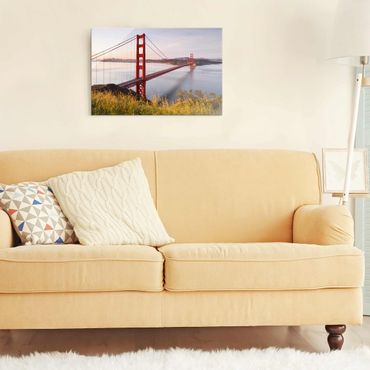 Glasbild - Golden Gate Bridge in San Francisco - Quer 3:2