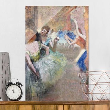 Glasbild - Kunstdruck Edgar Degas - Ballettszene - Impressionismus Hoch 2:3