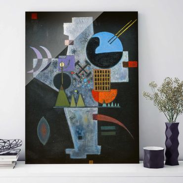 Glasbild - Kunstdruck Wassily Kandinsky - Kreuzform - Expressionismus Hoch 3:4
