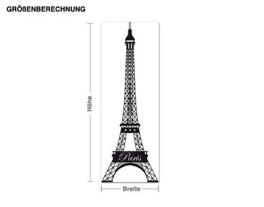 Wandtattoo Eiffelturm