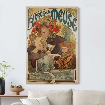 Akustikbild - Alfons Mucha - Plakat für La Meuse Bier