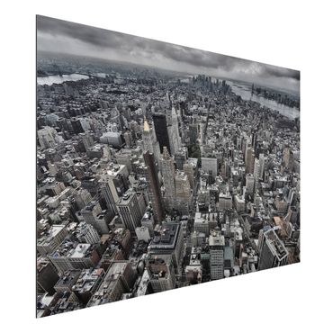Aluminium Print - Blick über Manhattan - Querformat 2:3