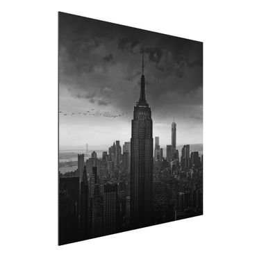 Alu-Dibond Bild - New York Rockefeller View