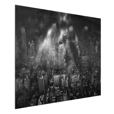 Aluminium Print - Sonnenlicht über New York City - Querformat 3:4