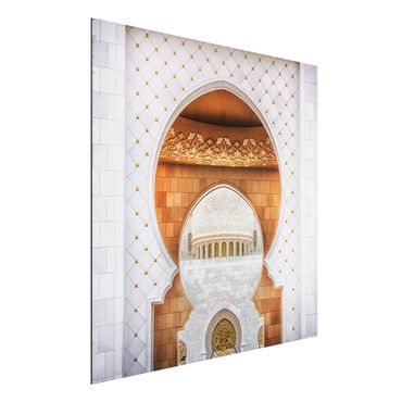 Alu-Dibond Bild - Tor der Moschee