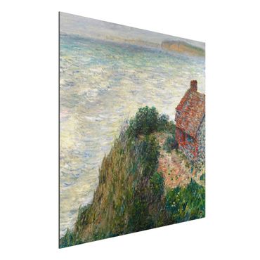 Alu-Dibond Bild - Claude Monet - Fischerhaus in Petit Ailly