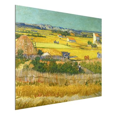 Alu-Dibond Bild - Vincent van Gogh - Die Ernte