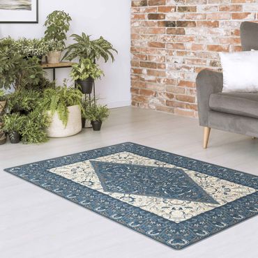 Teppich - Arabischer Teppich in blau