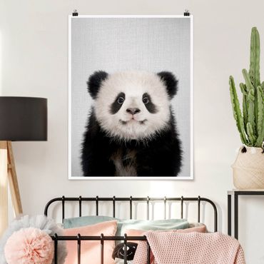 Poster - Baby Panda Prian - Hochformat 3:4