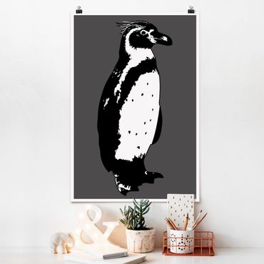 Poster - No.TA5 Pinguin - Hochformat 3:2