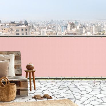 Balkon Sichtschutz - Blasses Pink