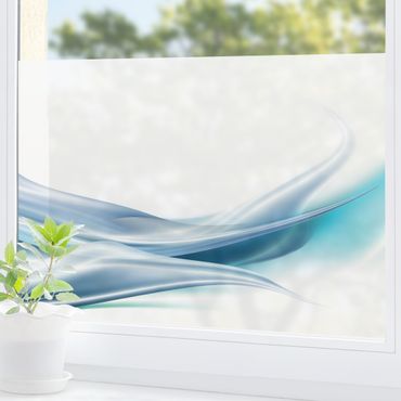 Fensterfolie - Sichtschutz Fenster Blue Dust - Fensterbilder