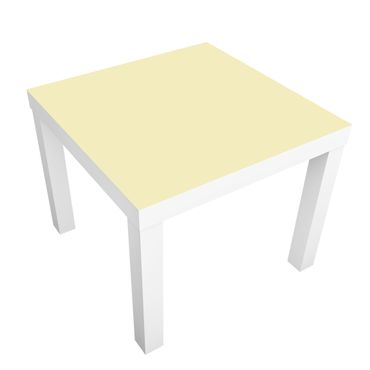 Möbelfolie für IKEA Lack - Klebefolie Colour Crème