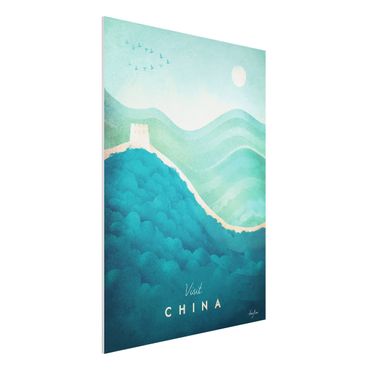 Forex Fine Art Print - Reiseposter - China - Hochformat 4:3