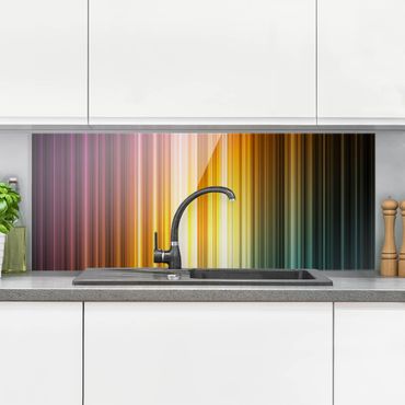 Spritzschutz Glas - Rainbow Light - Panorama - 5:2