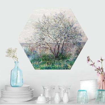 Hexagon Bild Forex - Claude Monet - Frühlingsstimmung