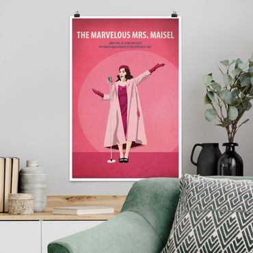 Poster - Filmposter The marvelous Mrs Maisel - Hochformat 3:2