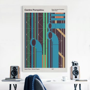 Akustikbild - Centre Pompidou - Plakat