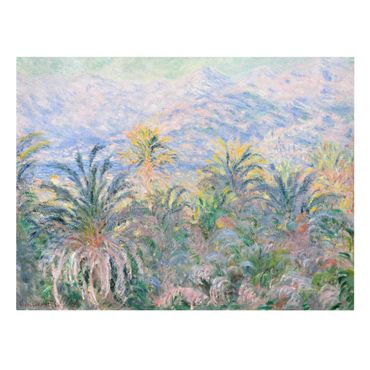 Leinwandbild - Claude Monet - Palmen bei Bordighera - Querformat 4:3