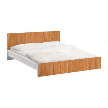 Möbelfolie für IKEA Malm Bett niedrig 160x200cm - Klebefolie Libanon Zeder