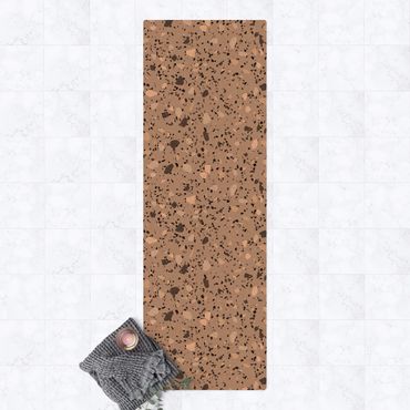 Kork-Teppich - Detailliertes Terrazzo Muster Massa - Hochformat 1:3