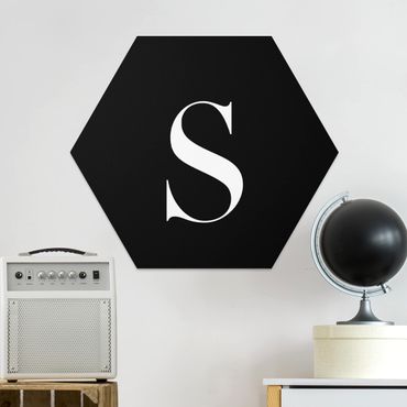 Hexagon Bild Forex - Buchstabe Serif Schwarz S