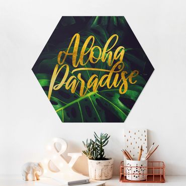 Hexagon Bild Forex - Dschungel - Aloha Paradise