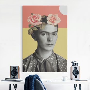 Akustikbild - Frida Kahlo - Sonnenuntergang Collage