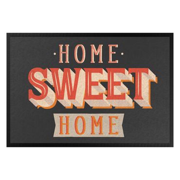 Fußmatte - Home sweet home retro